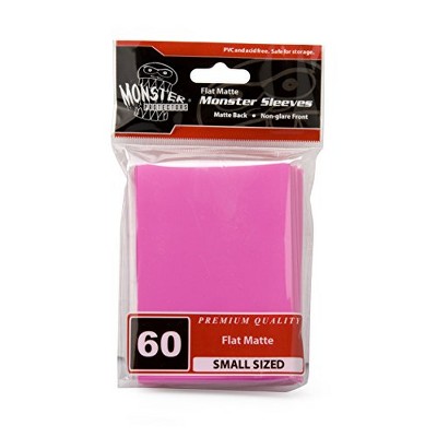 Monster Protectors Sleeves Sleeves - Smaller Size Flat Matte - Pink ...