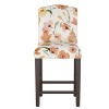 Skyline Furniture Alex Camel Back Counter Height Barstool with Botanical Print - 2 of 4