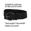 Allegra K Women's Metal Buckle Woven Wide Braided Dress Waist Belts 65-88cm/25.59-34.65" - 3 of 4