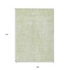 Artichoke Green And Ivory Geometric Washable Indoor Outdoor Area Rug - 3 of 4