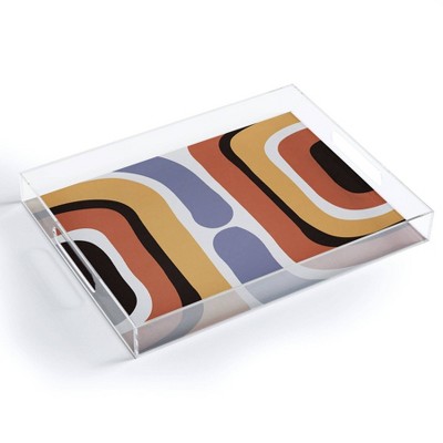 17" x 14" Acrylic Alisa Galitsyna Reverse Shapes Tray - society6