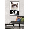 Trends International Grumpy Cat - Go Away Framed Wall Poster Prints - 2 of 4