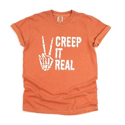 Simply Sage Market Women's Creep It Real Peace Short Sleeve Garment Dyed Tee