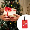 Unique Bargains Cartoon Letter Airplane Luggage Tag Red 1 Pc - 4 of 4