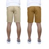 Galaxy By Harvic Men's 5-Pocket Flat-Front Slim-Fit Stretch Chino Shorts (Size 30-42) - 2 of 3