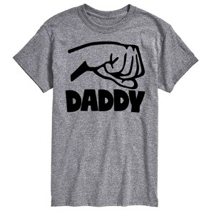 Men's - Instant Message - Daddy And Me Fist Bump Short Sleeve Graphic T-Shirt - 1 of 4