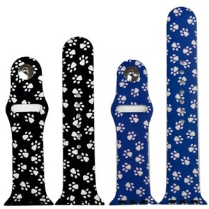 Olivia Pratt 2 Pack Printed Silicone Apple Watch Band - 1 of 4