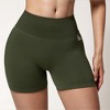 Anna-Kaci Active Women's High Waist Seamless Biker Shorts with Ribbed Waistband and Body-Hugging Fit - 2 of 4
