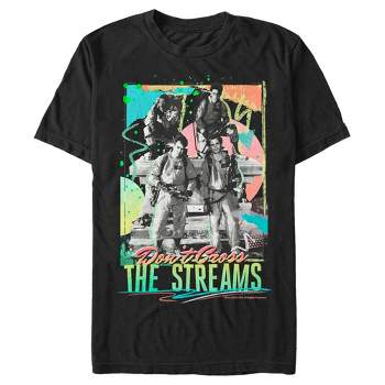 Men's Ghostbusters Don't Cross The Streams Album Cover T-Shirt