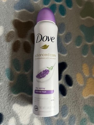 Dove Beauty Advanced Care Lavender Fresh 48-hour Women's Antiperspirant & Deodorant  Dry Spray – 3.8oz : Target