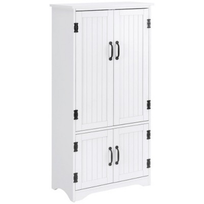 LunaLulinlk 48.5" Farmhouse Kitchen Sideboard, Floor Standing Storage Cabinet