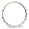 Black Bow Jewelry 6mm 14K Rose, White, or Yellow Gold Half Round Milgrain Standard Band - 2 of 4