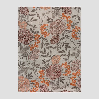 5' x 7' Vintage Floral Outdoor Rug Multi - Threshold™