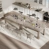 CuisinSmart Dining Table for 4-6, 63" Wood Farmhouse Rectangular Thickened Dinner Dining Room & Kitchen Table for 4 - 2 of 4