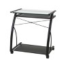 Calico Designs L Cart Compact Computer Cart with Storage and Keyboard Shelf - 4 of 4