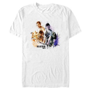 Mens The Last of Us Ellie and Abby Watercolor T Shirt - 1 of 4