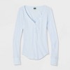Women's Long Sleeve Henley T-Shirt - Wild Fable™ - 4 of 4