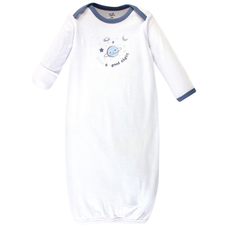 Touched by Nature Infant Boy Organic Cotton Gowns, Constellation, Preemie/Newborn, 4 of 5