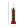 Mr. Christmas 24" Glittery Blow Mold LED Stripe Candle Outdoor Christmas Decoration - 3 of 3