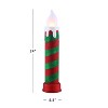 Mr. Christmas 24" Glittery Blow Mold LED Stripe Candle Outdoor Christmas Decoration - image 3 of 3