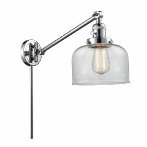 Bell - 1 Light Swing Arm Wall Sconce In Industrial Style-25 Inches Tall and 8 Inches Wide - 1 of 1