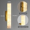 CityFurn 20" Modern LED Wall Sconce With Alabaster Shade - 4 of 4