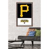 Trends International MLB Pittsburgh Pirates - Logo 22 Framed Wall Poster Prints - 2 of 4