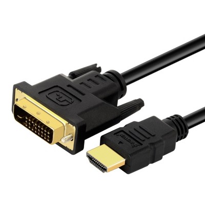 Insten HDMI to DVI Cable, HDMI to DVI Adapter Cable (Length selection: 6' / 10' / 15' )