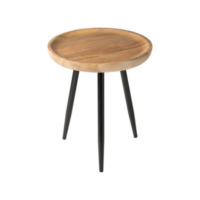 MH London Dilan 18" Solid Wood and Metal Tripin Legs with Round Top
