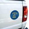 University of Missouri  Kansas City Kangaroos Logo Automotive Car Window Locker Circle Bumper Sticker - 4 of 4