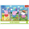 Trefl Kids Peppa Pig The Power of Friendship 3x50 Piece Jigsaw Puzzle - 2 of 4