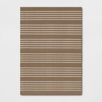 Striped Hand-Loom Outdoor Area Rug - Threshold™ designed with Studio McGee