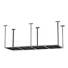 Karl Home 36 in. D x 72 in. W Black in Adjustable Height Overhead Ceiling Mount Garage Storage Rack - 4 of 4