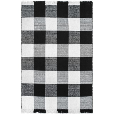 Goodgram Buffalo Black & White Plaid Memory Foam Anti-fatigue Kitchen Floor  Mat - 18 In. W X 30 In. L : Target