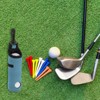 Unique Bargains Neoprene Waist-Mounted Lightweight Golf Ball Carry Bags 2 Pcs - 4 of 4