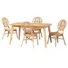Baxton Studio Iris Modern Bohemian Natural Brown Rattan 5-Piece Dining Set - 2 of 4
