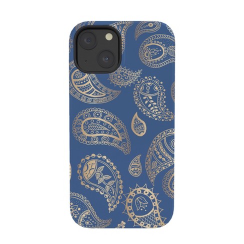 blue and gold iphone 11 case