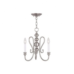 Livex Lighting Caldwell 3 - Light Chandelier in  Antique Brass - 1 of 1