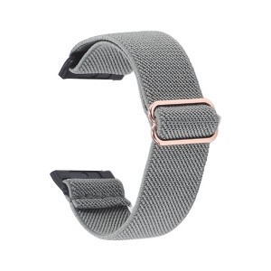 Unique Bargains Nylon Sport Loop Watch Bands Band Width 23mm Gray 1 Pc - 1 of 4