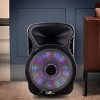 beFree Sound 15 Inch Bluetooth Rechargeable Party Speaker With Illuminating Lights - 2 of 4