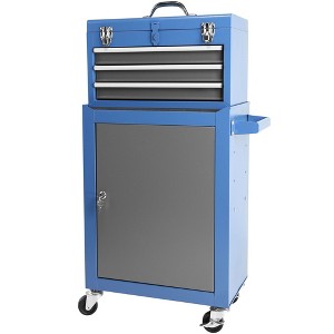 NicBex Detachable 3-Drawer Rolling Tool Chest Tool Cart with Wheels and Storage Cabinet for Garage Workshop - 1 of 4