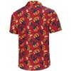 BLUEMING Mens Button Down Shirts Short Sleeve Halloween Graphic Tops Casual Shirt Palm Beach Shirts - 2 of 4
