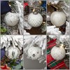 AuldHome Design Farmhouse Ball Christmas Ornaments, 6pc Set; Distressed Metal Ball Vintage Mercury Glass Style Rustic Holiday Decorations - 2 of 4