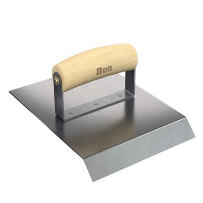 Bon Tool 12-865 Chamfer - Stainless Steel 6-inch X 8-inch Wood Handle