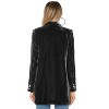 Clearlove Women's Long Sleeve Blazer Open Front Cardigan Jacket Work Office Blazer - 3 of 4