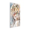 Stupell Industries Floral Portrait of Girl, 10" x 15" - 3 of 4