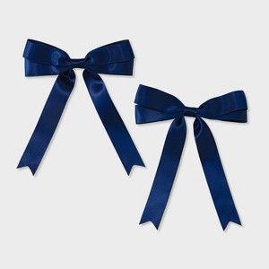 Game Day Hair Bow Set 2pc - Wild Fable™ - 1 of 3