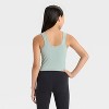 Girls' Seamless Crop Tank Top - All In Motion™ - 2 of 3