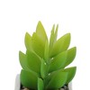 Unique Bargains Artificial Plants Ceramic Pot Plastic 2.01"x2.01"x2.95" 1 Pc - 4 of 4