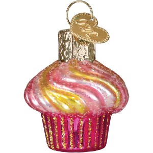 Old World Christmas Blown Glass Ornament for Christmas Tree, Gumdrops (Mini) Collection, Cupcake - 1 of 4